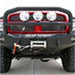 Road Armor 44035B Stealth Winch Front Bumper; Lonestar Guard; Satin Black; - Truck Part Superstore