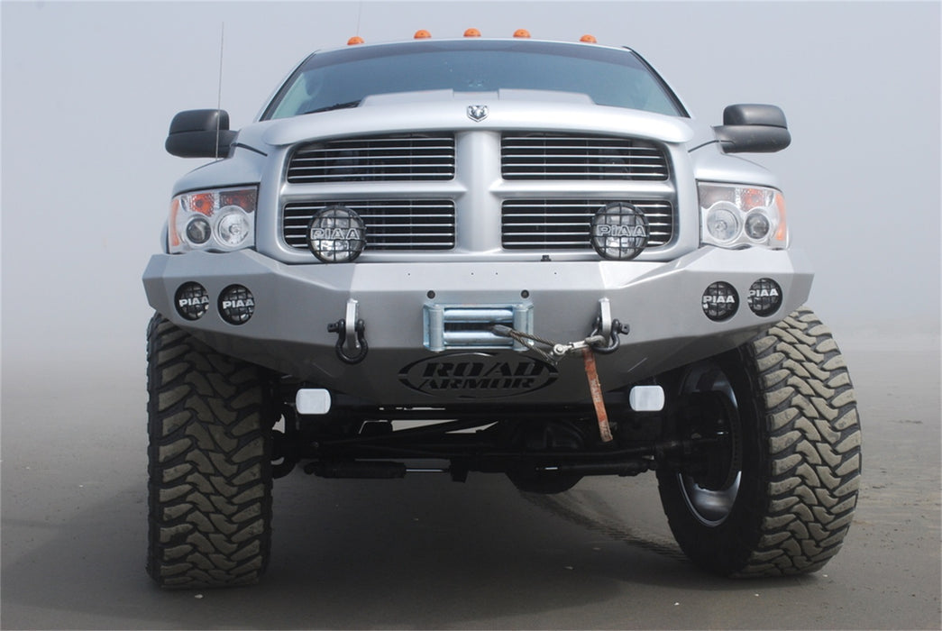 Road Armor 44040B Stealth Winch Front Bumper; Steel; Satin Black; - Truck Part Superstore