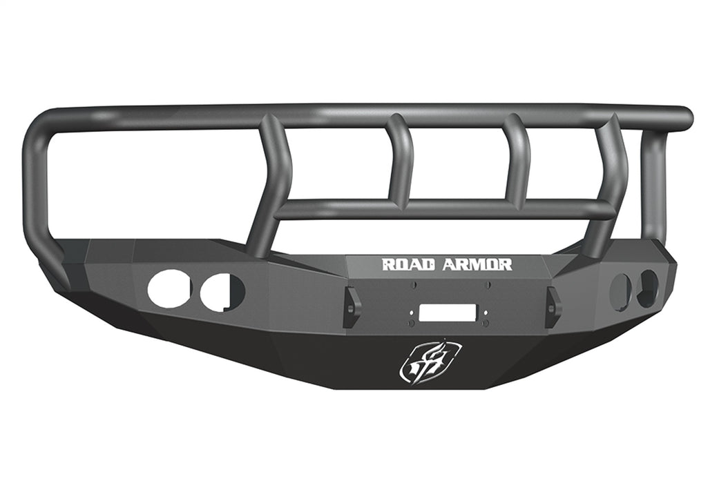 Road Armor 44062B Stealth Winch Front Bumper; Titan II Guard; Satin Black; - Truck Part Superstore