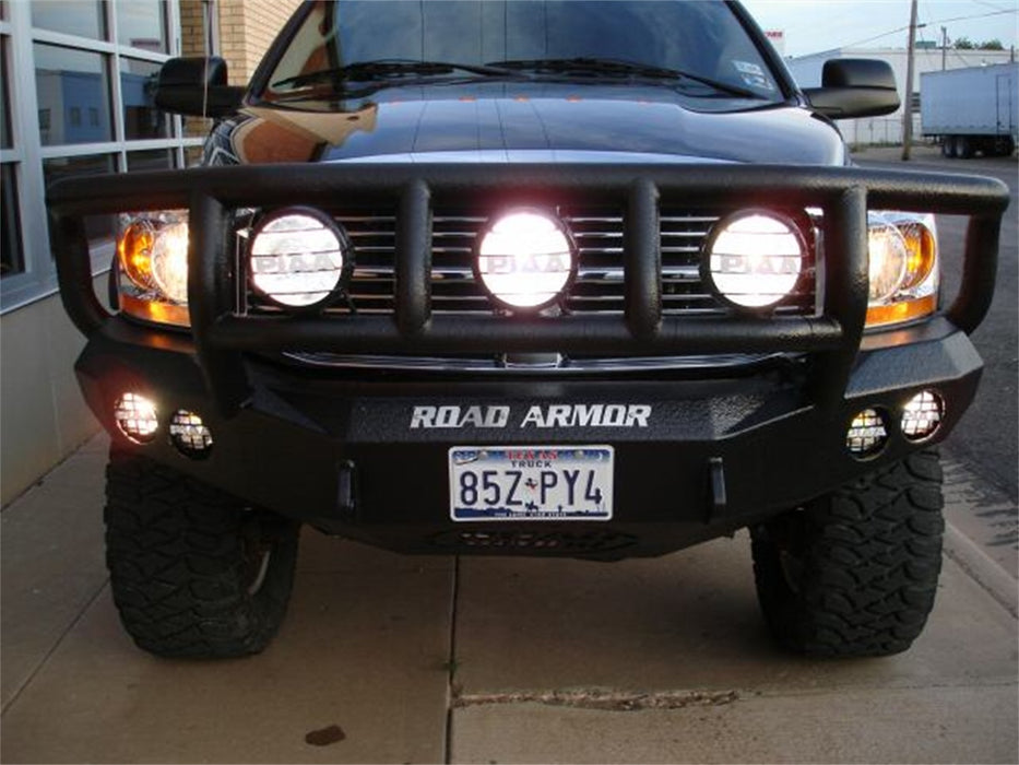 Road Armor 44062B Stealth Winch Front Bumper; Titan II Guard; Satin Black; - Truck Part Superstore