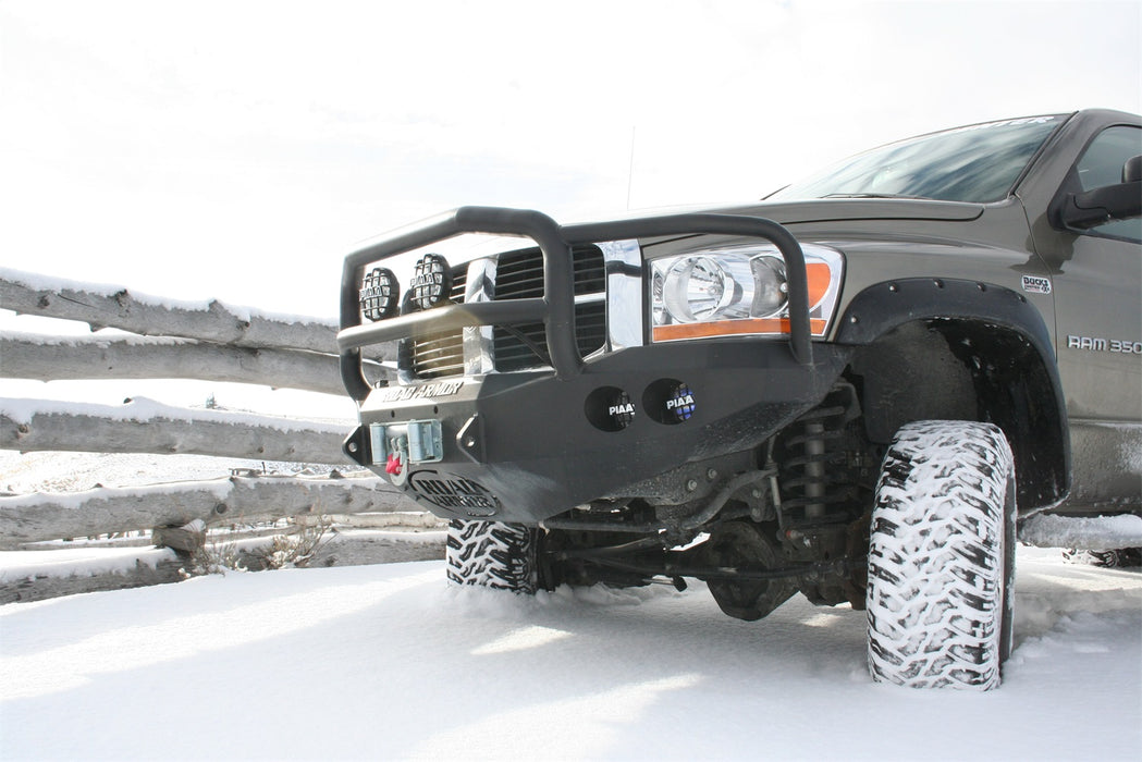 Road Armor 44065B Stealth Winch Front Bumper; Lonestar Guard; Satin Black; - Truck Part Superstore