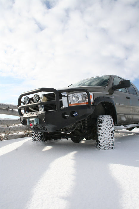 Road Armor 44065B Stealth Winch Front Bumper; Lonestar Guard; Satin Black; - Truck Part Superstore