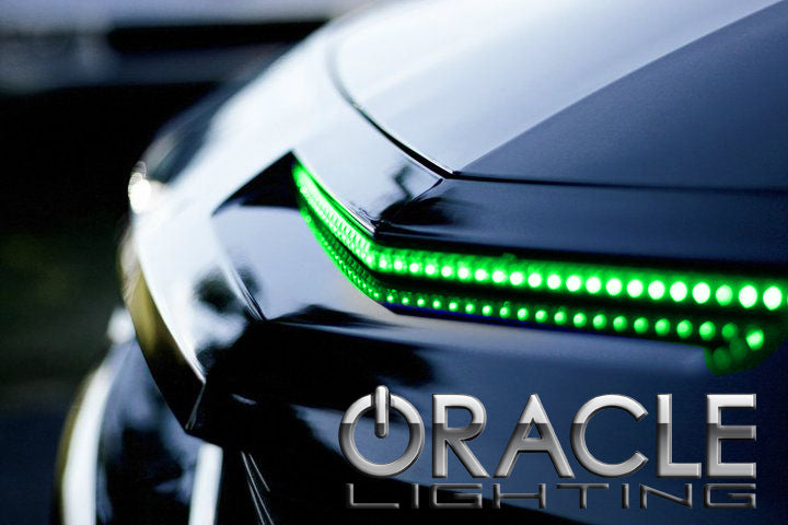 Oracle Lighting 4407-004 Dual 15 in. V2 LED Scanner, Green - Truck Part Superstore