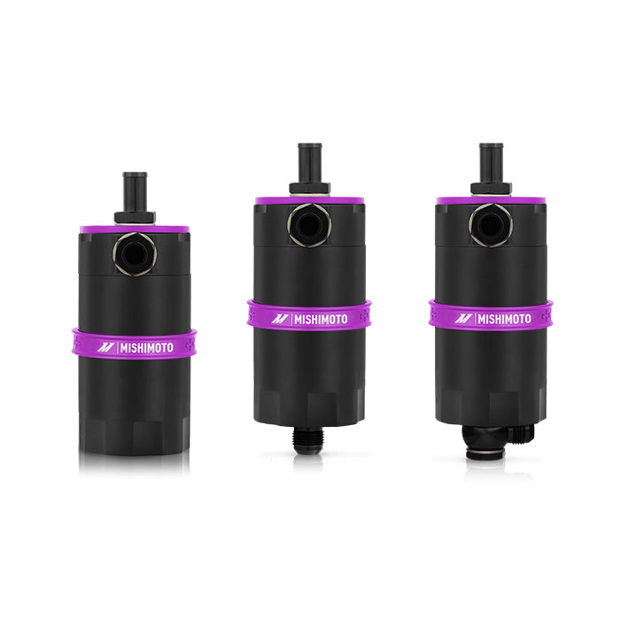Mishimoto MMBCC-UNI-PR Mishimoto Baffled Oil Catch Can, Purple - Truck Part Superstore