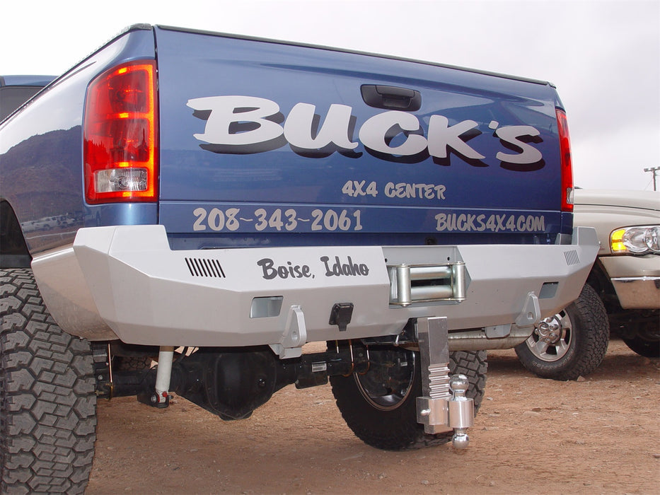 Road Armor 44100B Stealth Winch Rear Bumper; Steel; Satin Black; - Truck Part Superstore