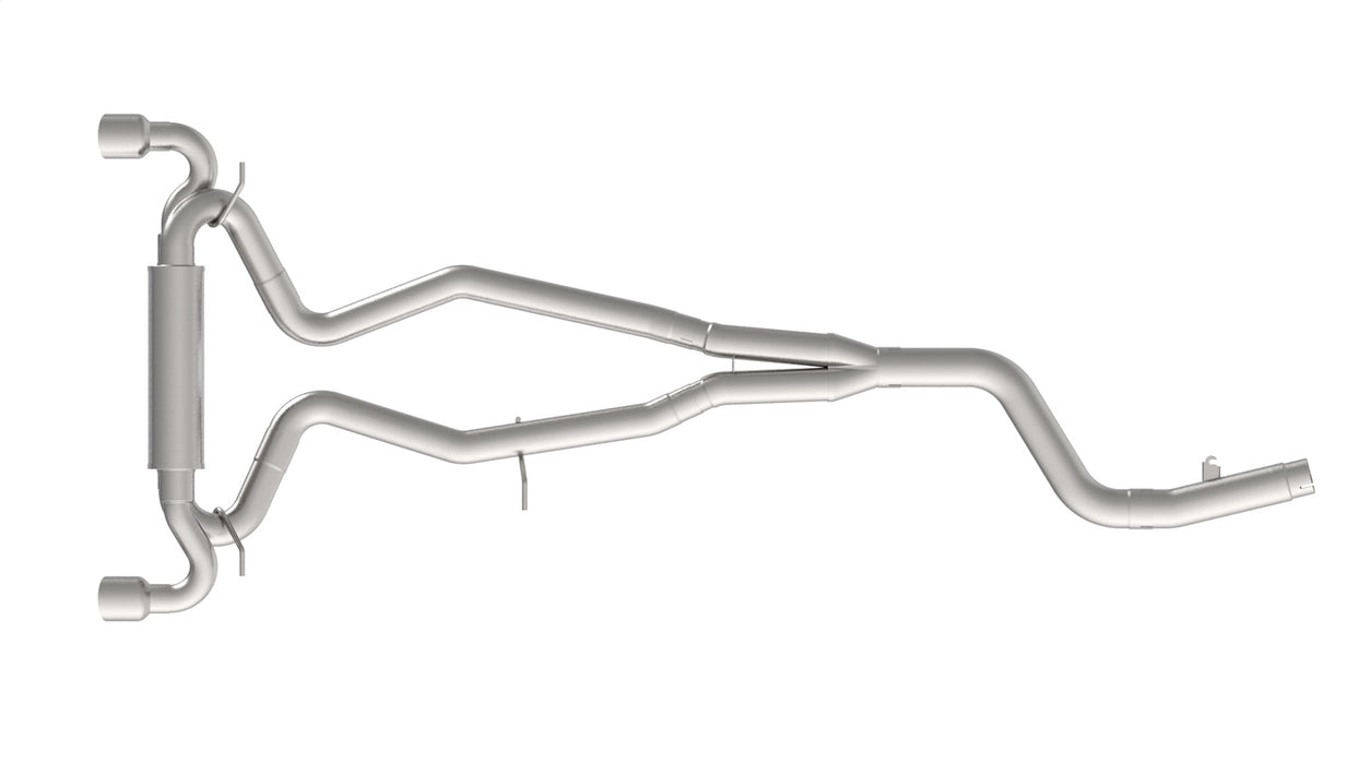Kooks Custom Headers 44115100 3-1/2in. x 3in. SS Cat-Back Exhaust with Polished Tips. 2020 Toyota Supra. - Truck Part Superstore