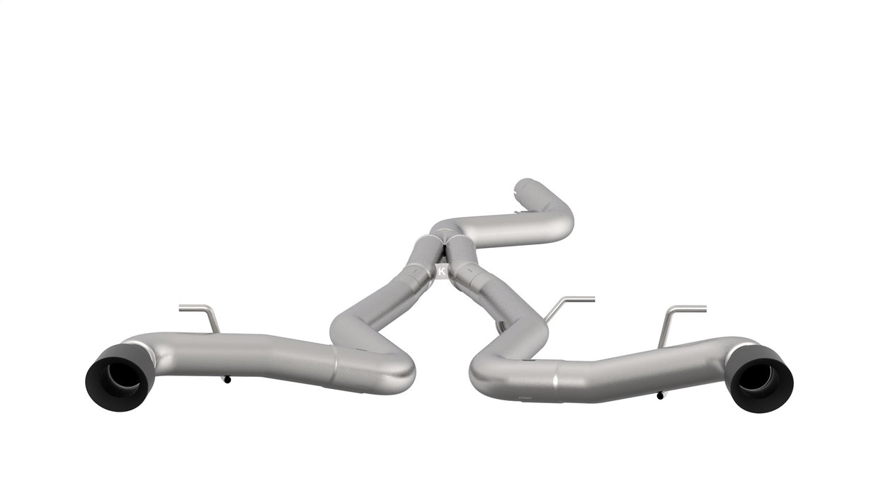 Kooks Custom Headers 44115210 3-1/2in. x 3in. SS Muffler Delete Cat-Back with Black Tips. 2020 Toyota Supra. - Truck Part Superstore
