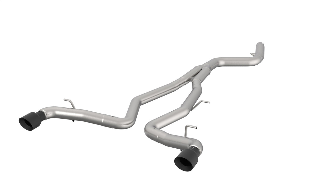 Kooks Custom Headers 44115210 3-1/2in. x 3in. SS Muffler Delete Cat-Back with Black Tips. 2020 Toyota Supra. - Truck Part Superstore