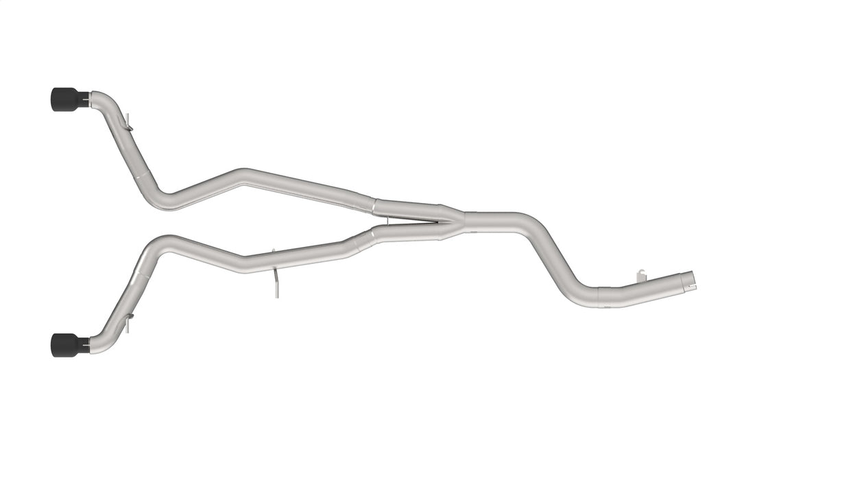 Kooks Custom Headers 44115210 3-1/2in. x 3in. SS Muffler Delete Cat-Back with Black Tips. 2020 Toyota Supra. - Truck Part Superstore