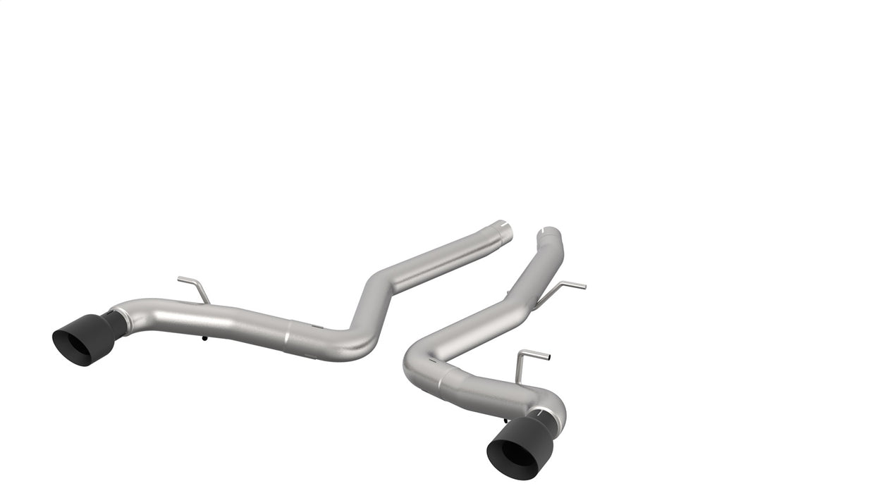 Kooks Custom Headers 44116210 3in. Muffler Delete Axle-Back Exhaust with Black Tips. 2020 Toyota Supra. - Truck Part Superstore