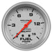 AutoMeter 4411 GAUGE; FUEL PRESSURE; 2 5/8in.; 15PSI; MECHANICAL; ULTRA-LITE - Truck Part Superstore
