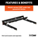 CURT 60636 Under-Bed Gooseneck Installation Brackets; Select Ford F-150; F-250; F-350 - Truck Part Superstore