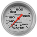 AutoMeter 4433 GAUGE; WATER TEMP; 2 5/8in.; 120-240deg.F; MECHANICAL; 12FT.; ULTRA-LITE - Truck Part Superstore