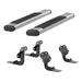 ARIES 4444028 6in. x 53in. Polished Stainless Oval Side Bars; Select Ford F-Series - Truck Part Superstore