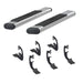 ARIES 4444030 6in. x 53in. Polished Stainless Oval Side Bars; Select Toyota Tundra - Truck Part Superstore