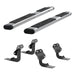 ARIES 4444042 6in. x 75in. Polished Stainless Oval Side Bars; Select Ford F-Series - Truck Part Superstore