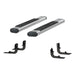 ARIES 4444043 6in. x 53in. Polished Stainless Oval Side Bars; Select Ram 1500; 2500; 3500 - Truck Part Superstore