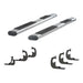 ARIES 4444045 6in. x 91in. Polished Stainless Oval Side Bars; Select Silverado; Sierra 2500; 3 - Truck Part Superstore