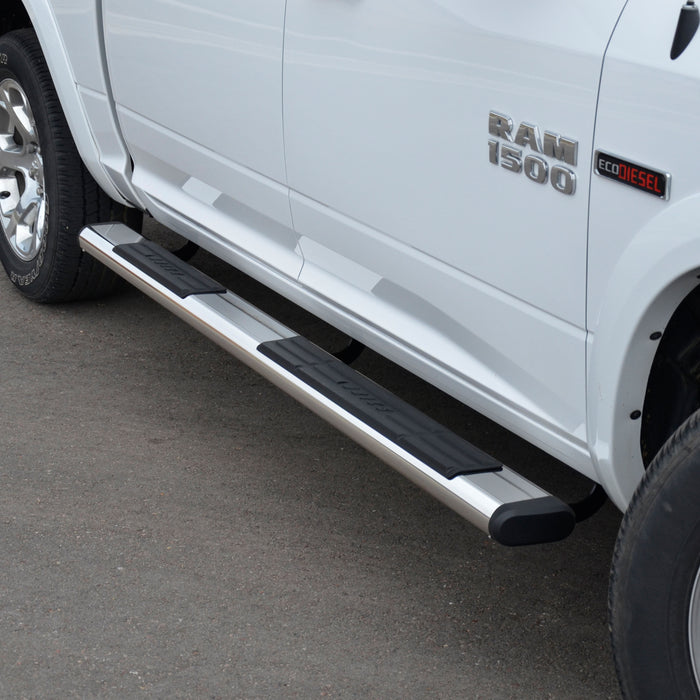 ARIES 4444046 6in. x 91in. Polished Stainless Oval Side Bars; Select Dodge; Ram 2500; 3500 - Truck Part Superstore