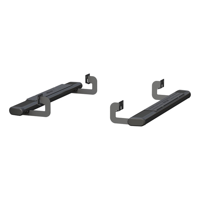 ARIES 4445017 ARIES 4445017 6 x 53-Inch Oval Black Aluminum Nerf Bars; Select Ford F-150 - Truck Part Superstore