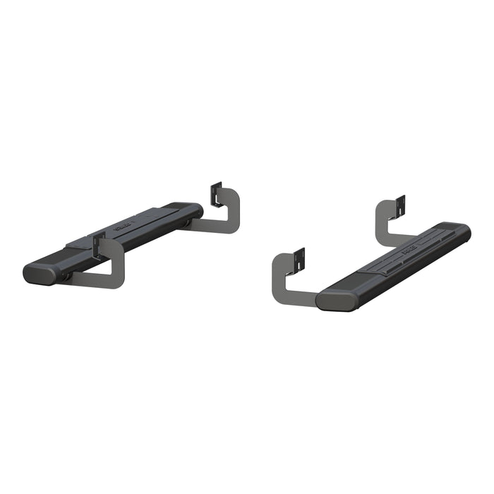 ARIES 4445017 ARIES 4445017 6 x 53-Inch Oval Black Aluminum Nerf Bars; Select Ford F-150 - Truck Part Superstore