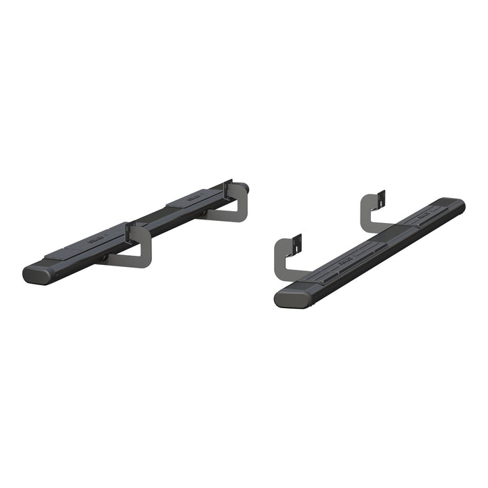 ARIES 4445019 ARIES 4445019 6 x 85-Inch Oval Black Aluminum Nerf Bars; Select Ford F-150 - Truck Part Superstore