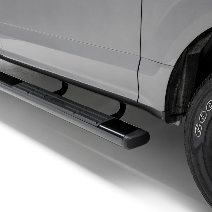 ARIES 4445022 ARIES 4445022 6 x 53-Inch Oval Black Aluminum Nerf Bars; Select Ford F-150 - Truck Part Superstore