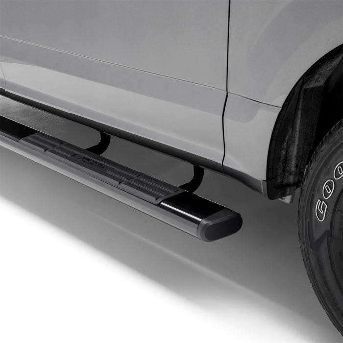 ARIES 4445022 ARIES 4445022 6 x 53-Inch Oval Black Aluminum Nerf Bars; Select Ford F-150 - Truck Part Superstore