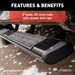 ARIES 4445033 ARIES 4445033 6 x 75-Inch Oval Black Aluminum Nerf Bars; Select Toyota Tundra - Truck Part Superstore