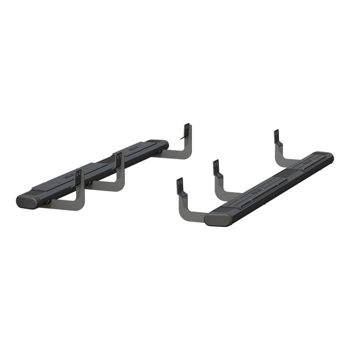 ARIES 4445034 ARIES 4445034 6 x 75-Inch Oval Black Aluminum Nerf Bars; Select Nissan Titan - Truck Part Superstore