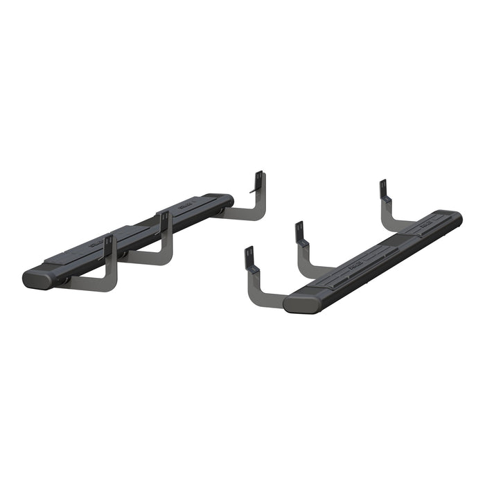 ARIES 4445034 ARIES 4445034 6 x 75-Inch Oval Black Aluminum Nerf Bars; Select Nissan Titan - Truck Part Superstore