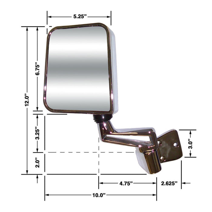 Cipa USA 44450 OE Replacement Mirror - Truck Part Superstore