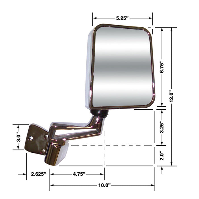 Cipa USA 44451 OE Replacement Mirror - Truck Part Superstore