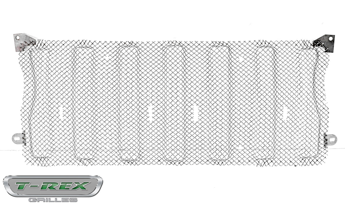 T-Rex Grilles 44493 Sport Series Grille; Small Mesh; Stainless Steel; Polished; 1 Pc; Insert; - Truck Part Superstore