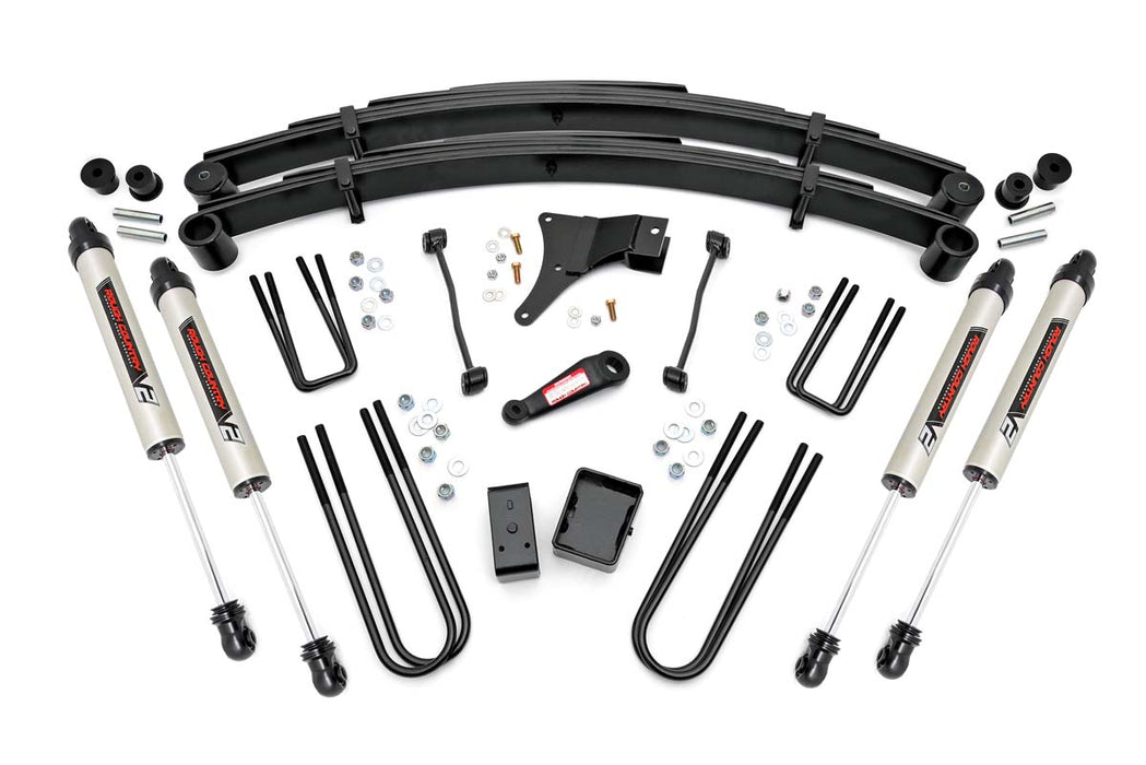 Rough Country 49370 6 Inch Suspension Lift Kit V2 Monotube Shocks 99 Ford F-250 /F-350 Super Duty Rough Country - Truck Part Superstore