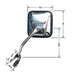 Cipa USA 44550 OE Replacement Mirror - Truck Part Superstore