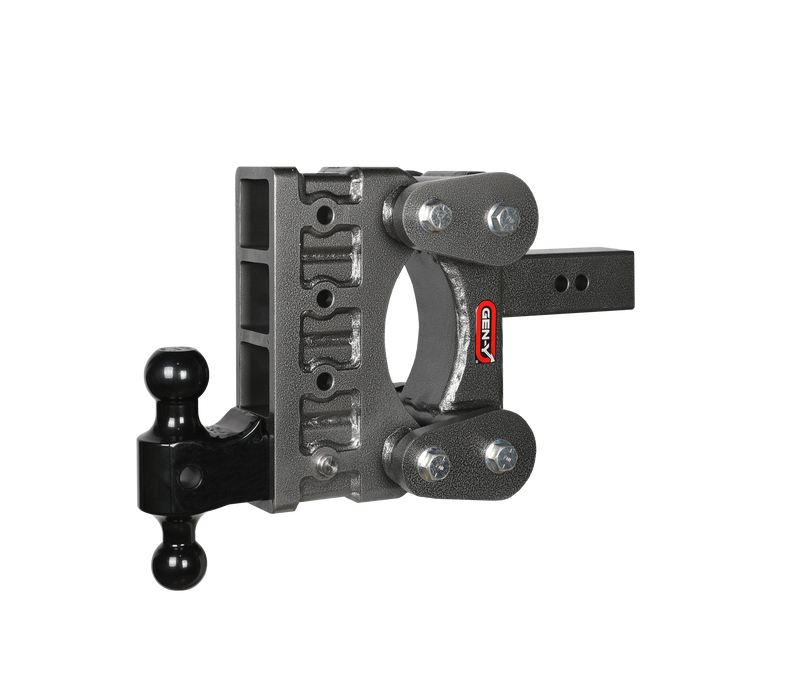 GEN-Y Hitch GH-1314 The BOSS TORSION-FLEX 2.5" Shank 6" Drop 2.4K TW 21K Hitch & GH-061 Dual-Ball - Truck Part Superstore