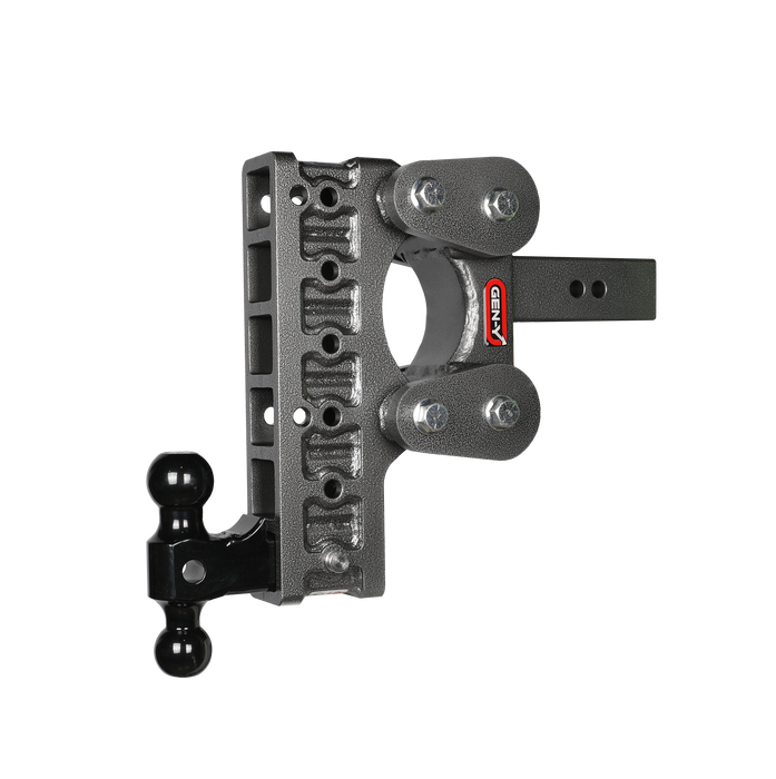 GEN-Y Hitch GH-1116 The BOSS TORSION-FLEX 2.5" Shank 10" Drop 1.7K TW 16K Hitch & GH-051 Dual-Ball - Truck Part Superstore