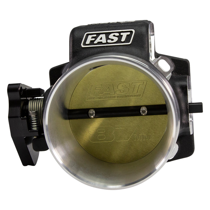 FAST 54087 Big Mouth Billet 87mm Big Mouth Throttle Body for Ford Coyote w/ TPS and IAC - Truck Part Superstore