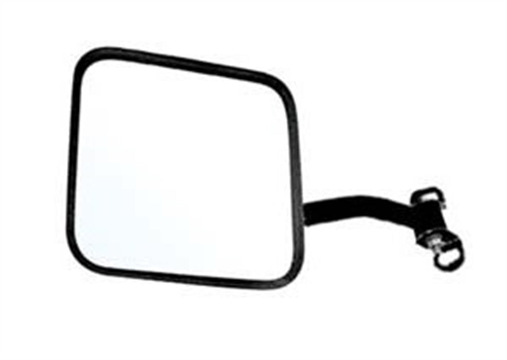 Cipa USA 44701 OE Replacement Mirror; RH(Passenger) Side; Manual Mirrors; Flat Glass; Black; - Truck Part Superstore