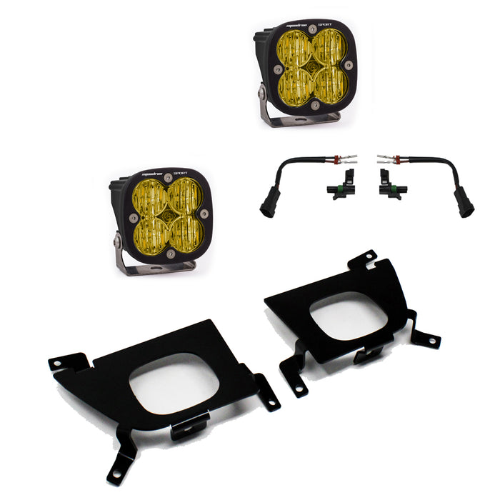 Baja Designs 447518 Silverado 1500 2019 Fog Pocket Mount Kit Pro Amber FPK Sport WC Baja Designs - Truck Part Superstore