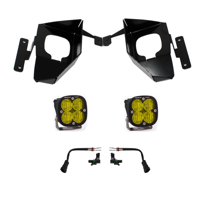 Baja Designs 447537 Silverado 16-18 FPK Squadron Sport W/C Amber Baja Designs - Truck Part Superstore