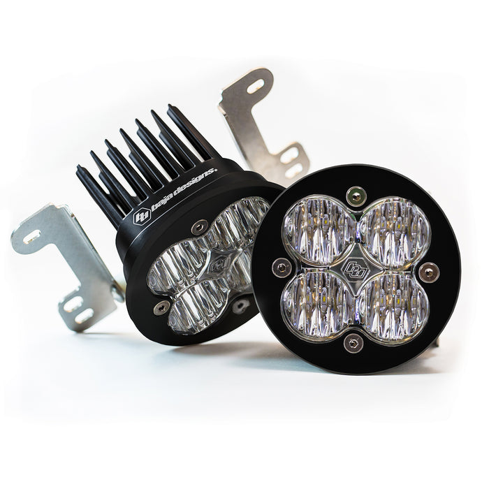 Baja Designs 447621 Jeep JK Fog Light Squadron-R SAE LED 07-18 Wrangler JK Fog Pocket Kit Baja Designs - Truck Part Superstore