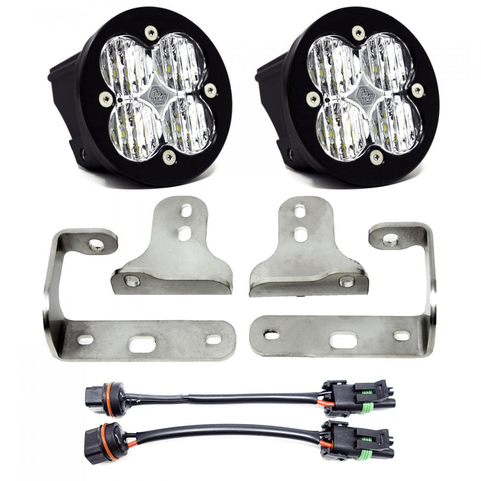 Baja Designs 447622 Jeep JL Fog Light Squadron-R SAE 18-Pres Wrangler JL Sport/Sport-S Fog Pocket Kit Baja Designs - Truck Part Superstore