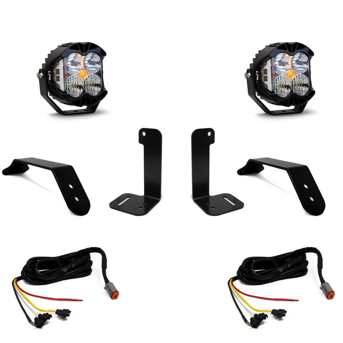 Baja Designs 447658UP Jeep JL/JT Dual LP4 Auxiliary Light Kit w/Upfitter Baja Designs - Truck Part Superstore