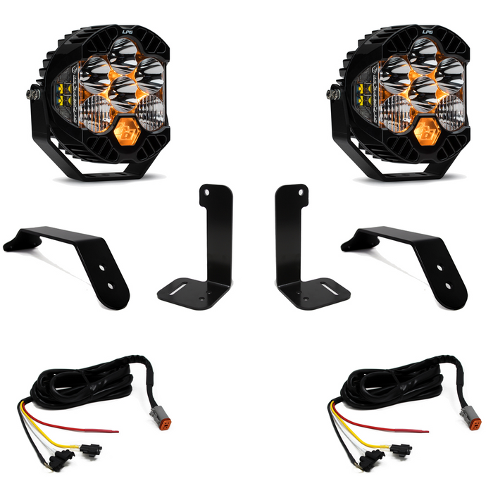Baja Designs 447659UP Jeep JL/JT Dual LP6 Auxiliary Light Kit w/Upfitter Baja Designs - Truck Part Superstore