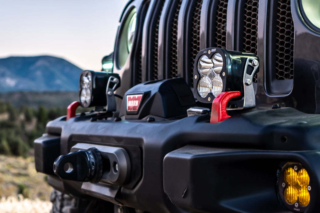 Baja Designs 447667UP Jeep JL/JT Rubicon Steel Bumper LED Light Kit XL Sport w/Upfitter Baja Designs - Truck Part Superstore