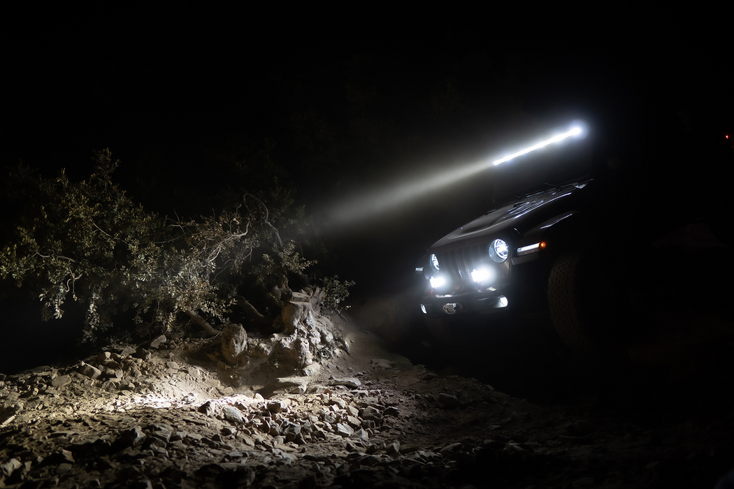 Baja Designs 447669UP Jeep JL/JT Rubicon Steel Bumper LED Light Kit XL 80 w/Upfitter Baja Designs - Truck Part Superstore