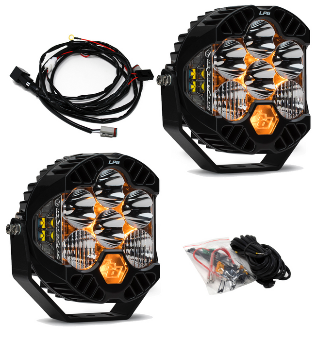Baja Designs 447671 Jeep JL/JT Rubicon Steel Bumper LED Light Kit LP6 Baja Designs - Truck Part Superstore