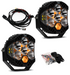 Baja Designs 447671 Jeep JL/JT Rubicon Steel Bumper LED Light Kit LP6 Baja Designs - Truck Part Superstore